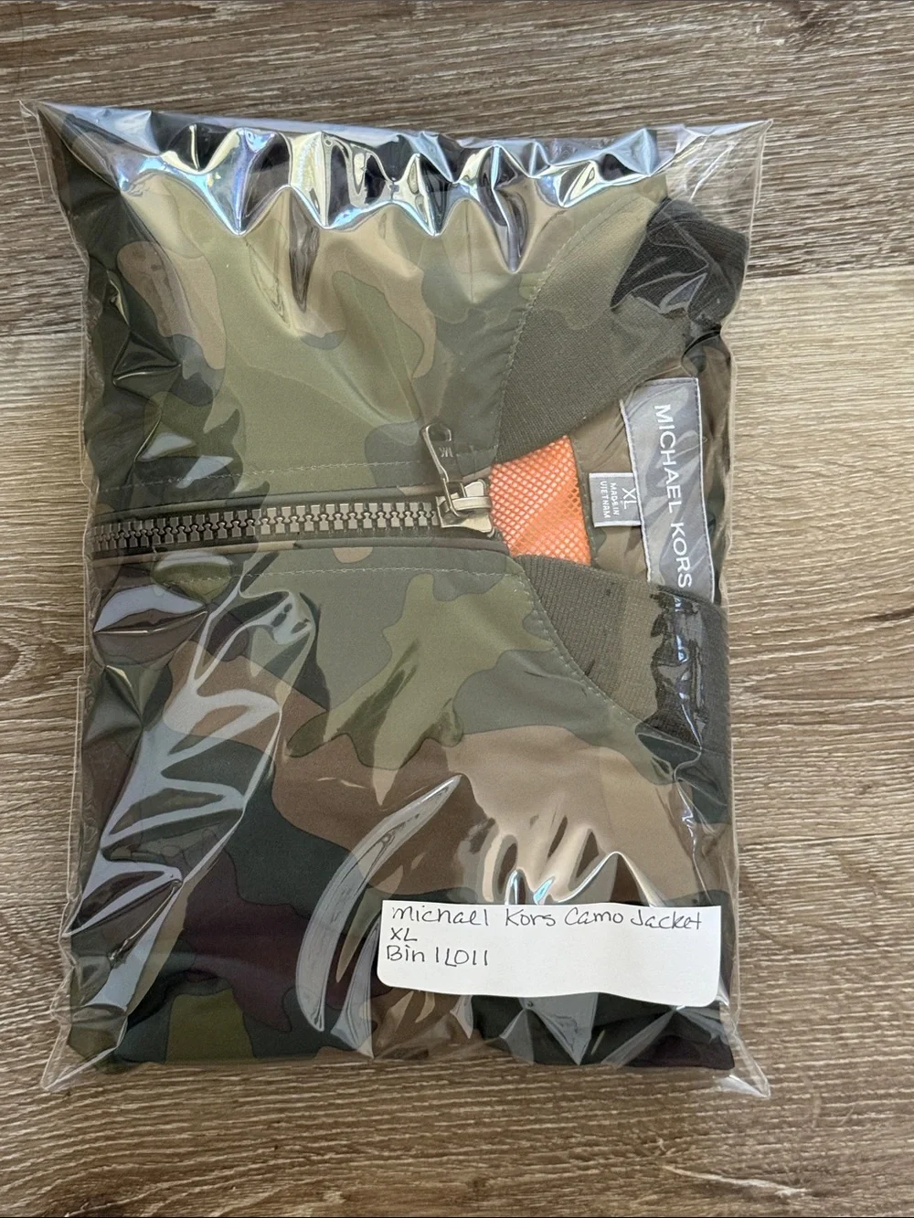 Michael Kors Men’s Camo Bomber Jacket - Green/Brown
